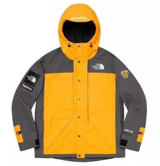 Supreme x The North Face Jacket and VEST Mens XL Yellow RTG Gore-Tex TNF GOLD - Picture 8 of 9